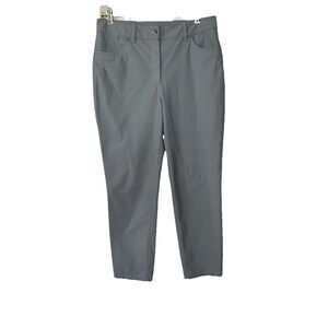 Lululemon Pant Womens Size 10 Gray CITY SLEEK 5 Pocket LW5CZIS Pant Ankle Leg